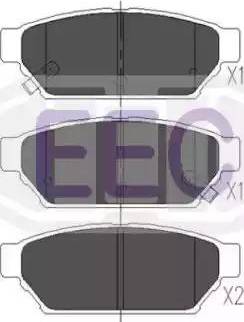 EEC BRP0894 - Set placute frana,frana disc aaoparts.ro