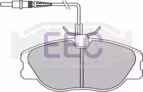 EEC BRP0898 - Set placute frana,frana disc aaoparts.ro