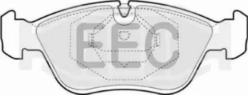 EEC BRP0813 - Set placute frana,frana disc aaoparts.ro