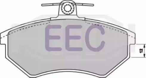 EEC BRP0708 - Set placute frana,frana disc aaoparts.ro