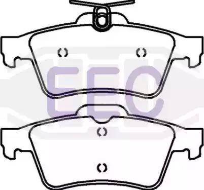 EEC BRP1448 - Set placute frana,frana disc aaoparts.ro