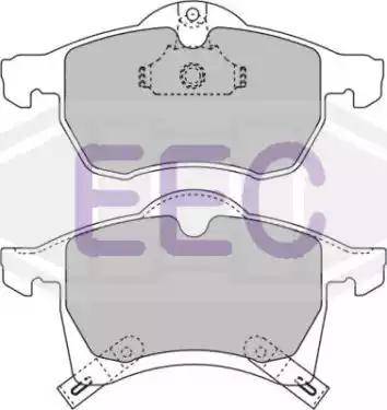 EEC BRP1023 - Set placute frana,frana disc aaoparts.ro