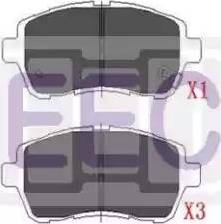 EEC BRP1841 - Set placute frana,frana disc aaoparts.ro