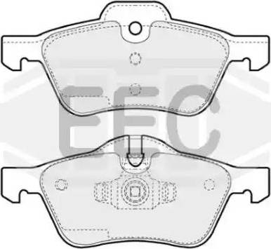 EEC BRP1257 - Set placute frana,frana disc aaoparts.ro