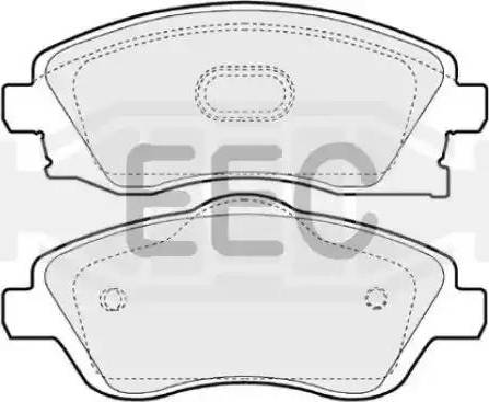 EEC BRP1221 - Set placute frana,frana disc aaoparts.ro