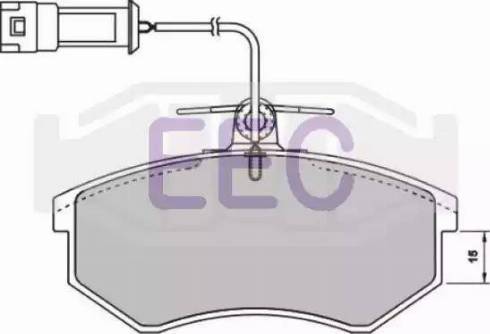 EEC BRP3017 - Set placute frana,frana disc aaoparts.ro