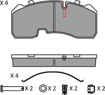 Eker 422007290 - Set placute frana,frana disc aaoparts.ro