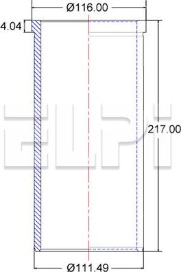 ELPI LP180 2808 - Camasa cilindru aaoparts.ro