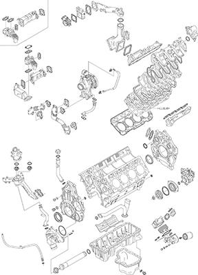 Elring Duramax 6.6 V8 LGH - Set garnituri complet, motor aaoparts.ro