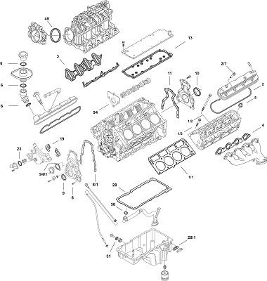 Elring LS Gen IV L20 - Set garnituri complet, motor aaoparts.ro