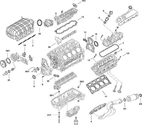 Elring LS Gen V LT2 - Set garnituri complet, motor aaoparts.ro