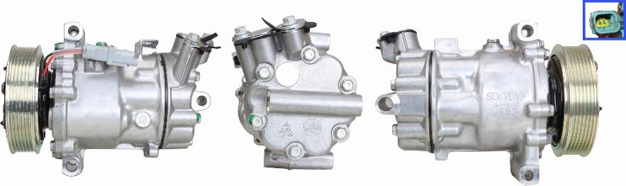 Elstock 51-1461 - Compresor, climatizare aaoparts.ro