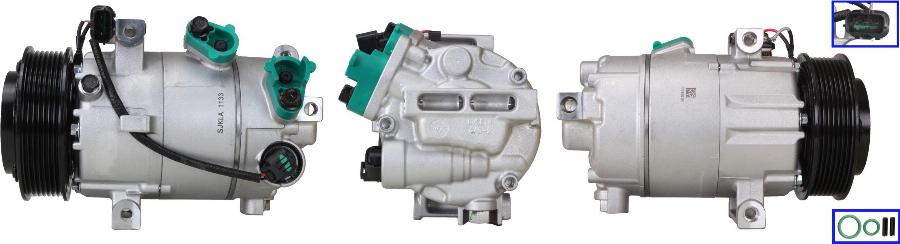 Elstock 51-1482 - Compresor, climatizare aaoparts.ro