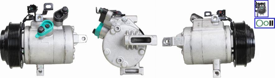 Elstock 51-1516 - Compresor, climatizare aaoparts.ro