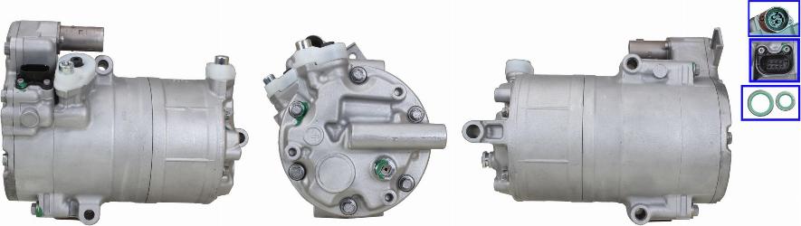 Elstock 51-1189 - Compresor, climatizare aaoparts.ro