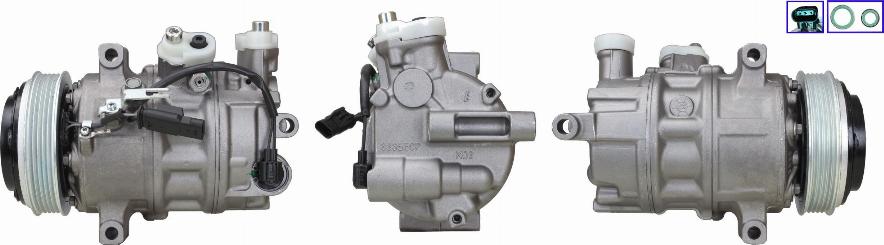 Elstock 51-1376 - Compresor, climatizare aaoparts.ro