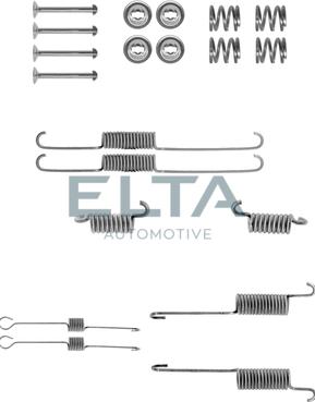 Elta Automotive EA8064 - Set accesorii, sabot de frana aaoparts.ro