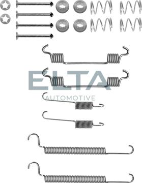Elta Automotive EA8004 - Set accesorii, sabot de frana aaoparts.ro