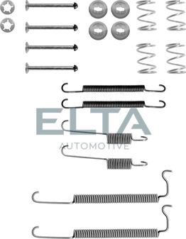 Elta Automotive EA8016 - Set accesorii, sabot de frana aaoparts.ro