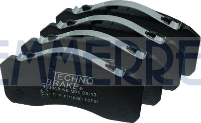 Emmerre 960948 - Set placute frana,frana disc aaoparts.ro