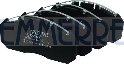 Emmerre 960983 - Set placute frana,frana disc aaoparts.ro