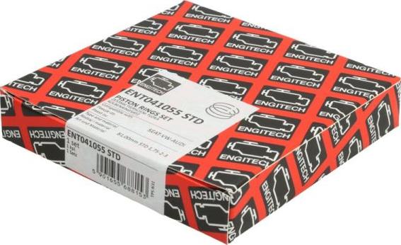 ENGITECH ENT041055 STD - Set segmenti piston aaoparts.ro