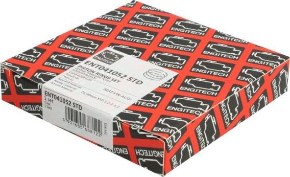 ENGITECH ENT041052 STD - Set segmenti piston aaoparts.ro