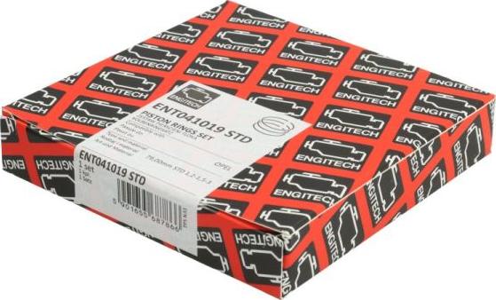 ENGITECH ENT041019 STD - Set segmenti piston aaoparts.ro