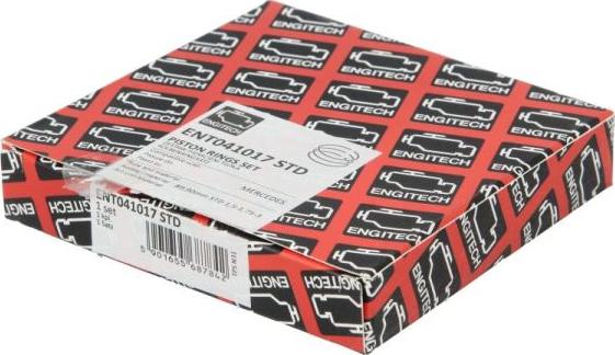 ENGITECH ENT041017 STD - Set segmenti piston aaoparts.ro