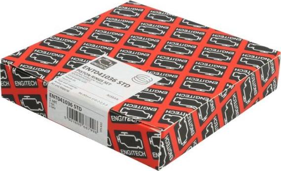 ENGITECH ENT041036 STD - Set segmenti piston aaoparts.ro
