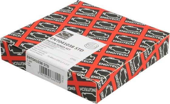 ENGITECH ENT041038 STD - Set segmenti piston aaoparts.ro