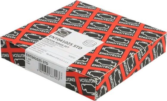 ENGITECH ENT041025 STD - Set segmenti piston aaoparts.ro