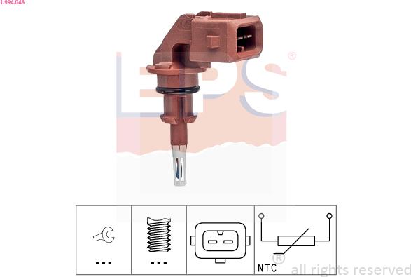 EPS 1-994-048 - Senzor,temperatura aer admisie aaoparts.ro