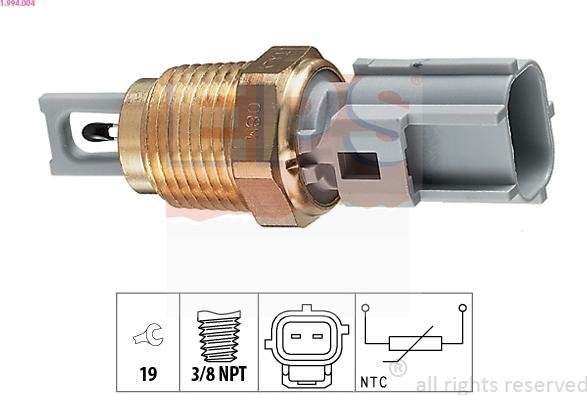 EPS 1.994.004 - Senzor,temperatura aer admisie aaoparts.ro