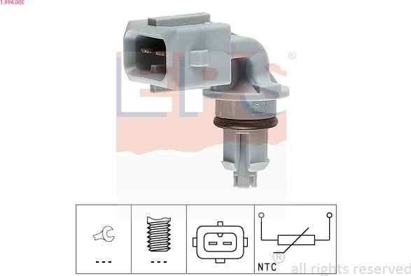 EPS 1.994.005 - Senzor,temperatura aer admisie aaoparts.ro