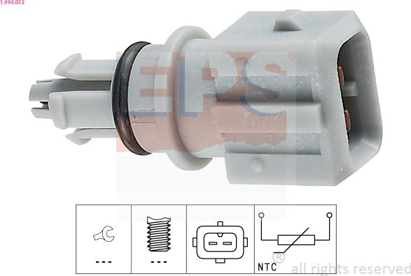 EPS 1-994-012 - Senzor,temperatura aer admisie aaoparts.ro