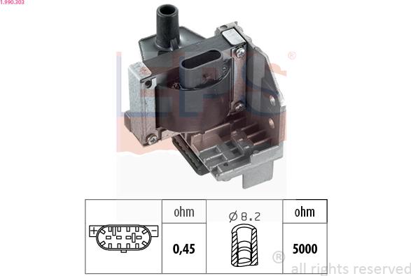 EPS 1.990.303 - Bobina de inductie aaoparts.ro