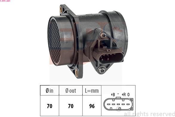 EPS 1.991.441 - Senzor debit aer aaoparts.ro