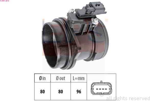 EPS 1.991.473 - Senzor debit aer aaoparts.ro