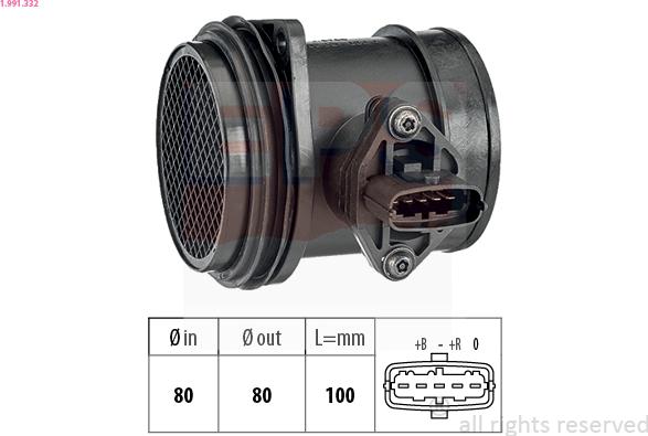 EPS 1.991.332 - Senzor debit aer aaoparts.ro