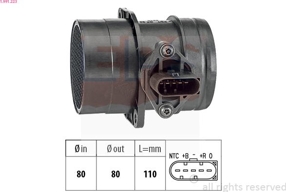 EPS 1.991.223 - Senzor debit aer aaoparts.ro