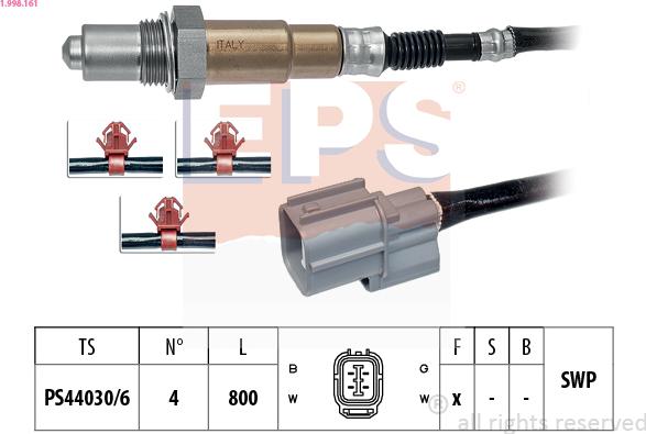 EPS 1.998.161 - Sonda Lambda aaoparts.ro