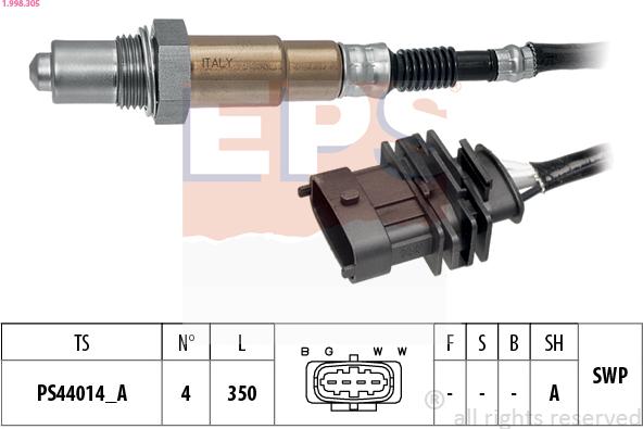 EPS 1.998.305 - Sonda Lambda aaoparts.ro