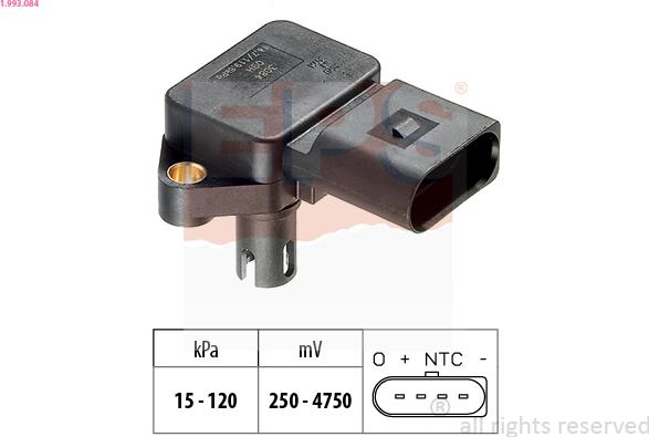 EPS 1.993.084 - Senzor presiune aer aaoparts.ro