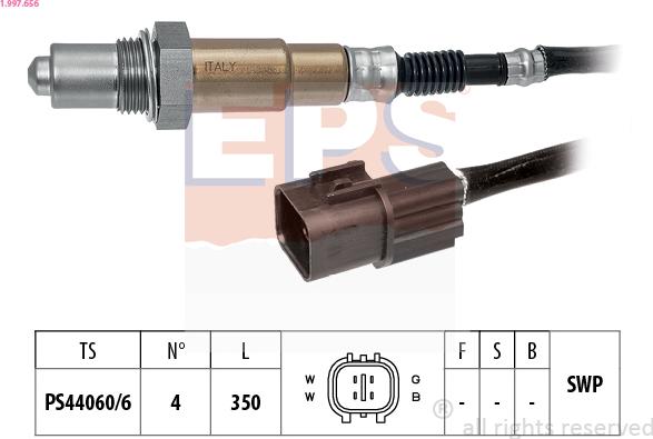 EPS 1.997.656 - Sonda Lambda aaoparts.ro