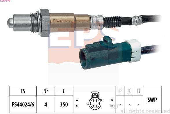 EPS 1.997.679 - Sonda Lambda aaoparts.ro