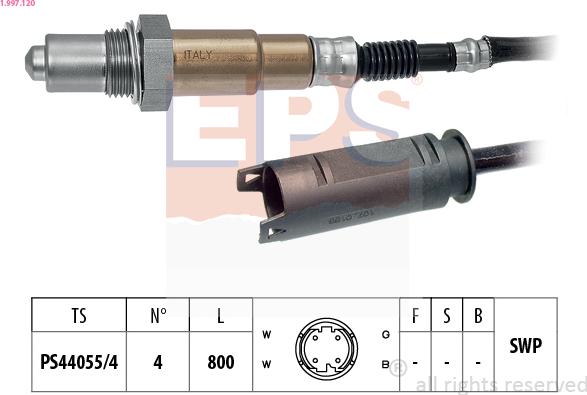 EPS 1.997.120 - Sonda Lambda aaoparts.ro