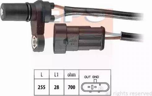 EPS 1.953.493 - Senzor turatie, cutie de viteza automata aaoparts.ro