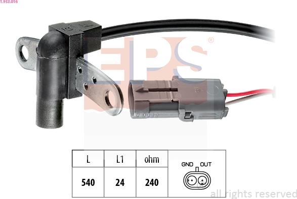 EPS 1.953.016 - Senzor impulsuri, arbore cotit aaoparts.ro