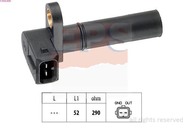 EPS 1.953.035 - Senzor impulsuri, arbore cotit aaoparts.ro